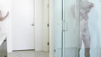 Breathtaking MILF gives a sloppy blowjob and rides hard
