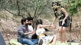 College couple in Picknic
