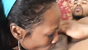 African sexy drilled rough by 2 ebony dudes