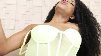Black latina shemale beauty BJ and anal 2