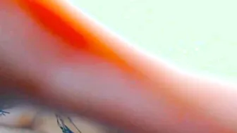 Super Hot Tattooed Babe Fingering With Her Pussy