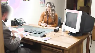 Big dicking hot milf on the office desk