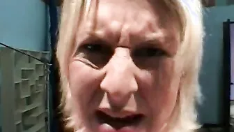 Blonde gets boned by thick dick