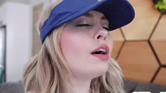 Petite teens played with balls and stick