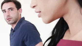 Latina MILF orders employee to fuck her
