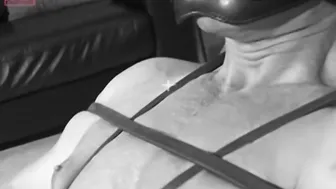 Tied up Asian man is tormented as he is unable to get free