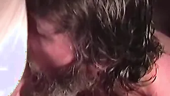 Rugged and scraggly guy named Glen masturbates his big cock
