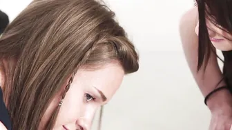 April and Serenity love getting their pussies fucked hard