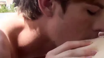 Nico gives his ass for his hung young lover to bareback