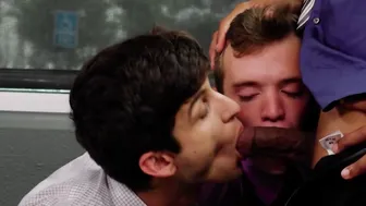 Handsome colleagues couldnt help sucking cocks in the office