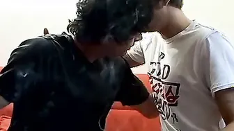 Euro twink dudes Jerry and Clark get together to swap smokes