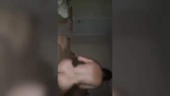 White skank ex-wife riding big black cock