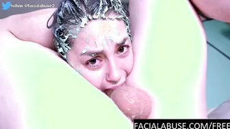 barely legal year mature throat hoe used rough