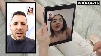 DOEGIRLS Hispanic Teenagers Kitty Love point of view Head With A Stranger