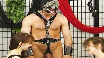 German slave girls make BDSM session