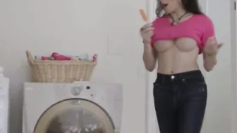 Super TS Ariel Demure analed by perv boss