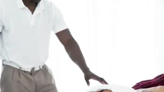 Julie Kay porn video – Alt ebony Julie Kay hammered with masseurs BBC after blowjob