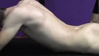 Handsome young gay enjoys bondage and hardcore wax torment