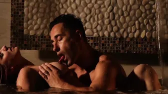 Irresistible blonde spread and banged after fellatio