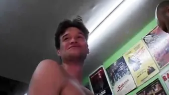 Christina Agave get guys on video shop and Fucking Hard threesome 2