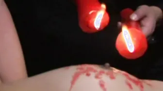 Japanese babe get tortured wit candle wax 2