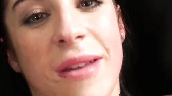 Roughly assfucked MILF submits to dom and swallows his cum