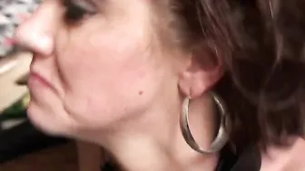 Redhead MILF Lizzy Lovers cuffed stuffed hard in the ass