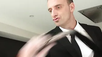 Hot Wife Teaches Husband A Lesson In Hospitality - POV Blowjob & Creampie