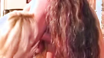 Toy loving dyke having wild elector sex in threesome