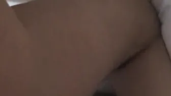Busty English wench taking a POV ride on big dick