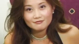 Sexy Asian babe has her first interracial threesome sex