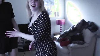Eva and Jessica sucking on soldiers cock
