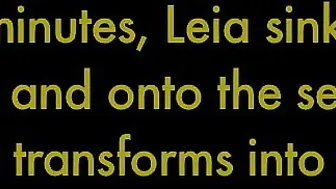 SubSlut Leia Organa gets cock-teased while she wanks.