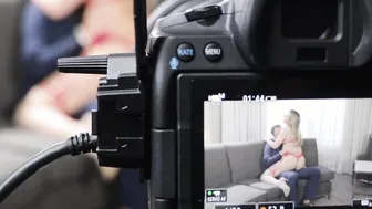 Perky Tits Brunette Enjoys Her Clients Cock - Sneak Peak Behind The Cameras