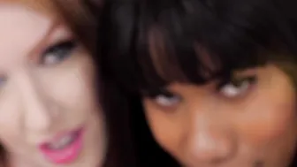 Cuties Jenna Foxx And Sonia Harcourt Messy Valentines Day Blowjob