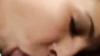 Vintage slut Kali knew how to gobble up a fat juicy ramrod