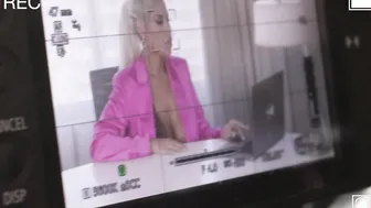 Big Tits Blondie Bridgette B BTS Interview 2