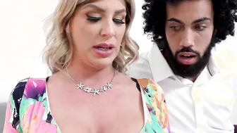 Busty MILF  Dames seduces her husbands black assistant