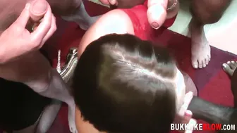 Milf gets jizz sprayed