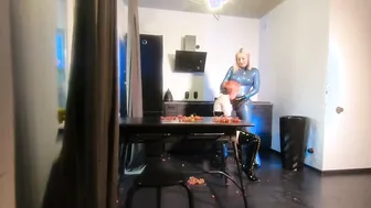 Strap-On Dyke and Pvc Latex Home Fun