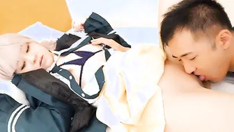 Hot Saeko Ishiki comes to view us with a adorable cosplay