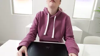 MILF mom playing with stepsons big balls