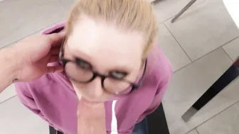 MILF mom playing with stepsons big balls