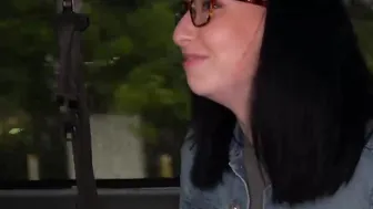 Cute chick Scarlett gets her pussy banged in the bus