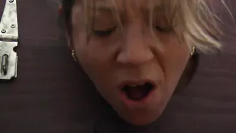Submissive minx gets her pussy tormented and strapon banged