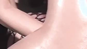 Submissive dyke fingered while eating BDSM pussy
