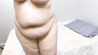 Becki Butterfly: Brunette BBW Satisfies Two Chubby Guys