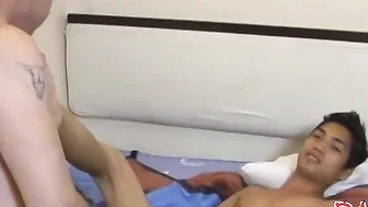 Daddy fucks twink Michael and he enjoys that experience