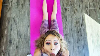 Yoga Fuck with Skinny Teen Allie Addison