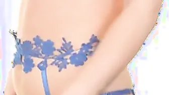 Delicious Azazai has decked herself out into some amazingly hot underwear that hugs her curves while leaving just enough to the